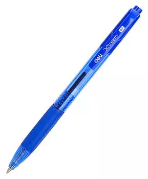 Ручка шариковая автомат DELI X-tream, синий, пластик (EQ02330)