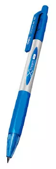 Ручка шариковая автомат DELI X-tream, синий, пластик (EQ11-BL)