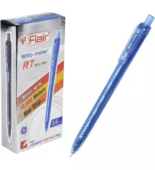 Ручка шариковая автомат Flair Writo-Meter, синий, коробка (F-1311/син)