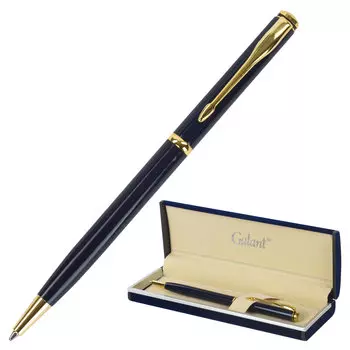 Ручка шариковая автомат GALANT Arrow Gold Blue, синий, Латунь, подарочная упаковка (140653)