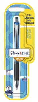 Ручка шариковая автомат Paper Mate INKJOY 550 RT, синий, пластик, блистер (1956418)