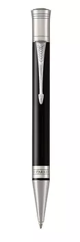 Ручка шариковая автомат Parker Duofold Classic International Black CT, черный, Смола акриловая, подарочная упаковка (CW1931390)
