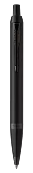 Ручка шариковая автомат Parker IM Achromatic Black BT, синий, лак, латунь, подарочная упаковка (CW2127618)
