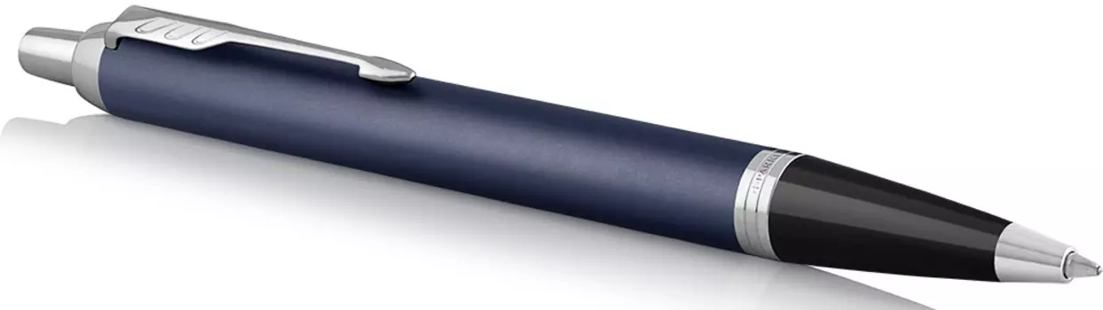 Ручка шариковая автомат Parker IM Core K321, цвет чернил: синий, латунь лакированная, подарочная упаковка (CW1931668)