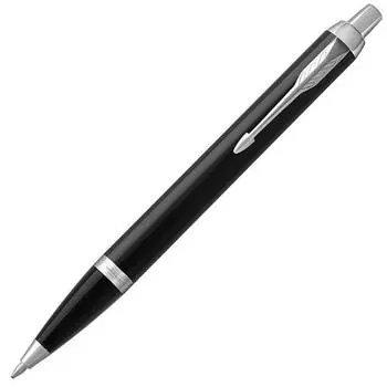 Ручка шариковая автомат Parker IM Core Matt Black CT, черный, латунь, хром, подарочная упаковка (2150846)