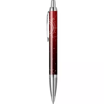 Ручка шариковая автомат Parker IM SE K316 Portal, синий, лак, латунь, нержавеющая сталь, хром, подарочная упаковка (2152998)
