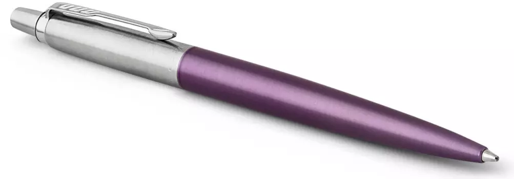 Ручка шариковая автомат Parker Jotter Core K63, цвет чернил: синий, нержавеющая сталь, подарочная упаковка (CW1953190)