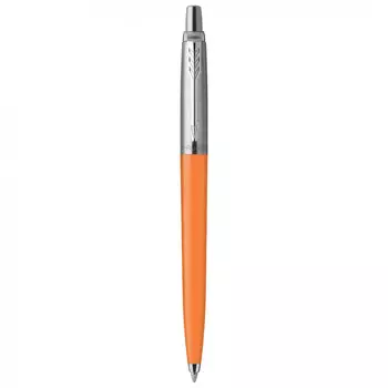Ручка шариковая автомат Parker Jotter Original K60 Orange Pumpkin 1575C, синий, сталь/пластик, подарочная упаковка (R2123123)