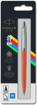 Ручка шариковая автомат Parker Originals otter ORIGINALS ORANGE CT, стержень: Mblue, синий, металл/пластик, блистер (2076054)