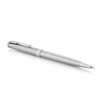 Ручка шариковая автомат Parker Sonnet Core Sonnet , Stainless Steel CT, черный, латунь, нержавеющая сталь, палладий, подарочная упаковка (1931512)