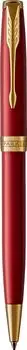Ручка шариковая автомат Parker Sonnet Lacquer Intense Red GT, черный, лак, латунь, нержавеющая сталь, позолота, подарочная упаковка (CW1931476)