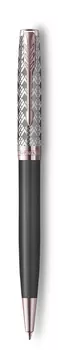Ручка шариковая автомат Parker Sonnet Premium K537, черный, лак, латуннь, нержавеющая сталь, подарочная упаковка (2119791)