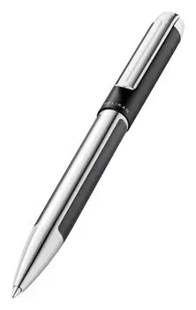 Ручка шариковая автомат Pelikan Elegance Pura K40, черный, алюминий анодированный, картонная коробка (PL817394)