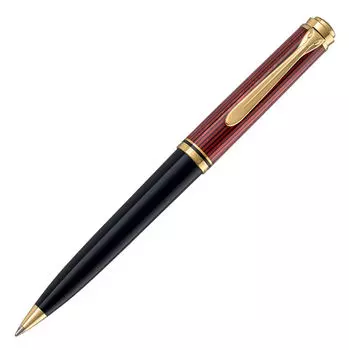 Ручка шариковая автомат Pelikan Souveraen K 600, черный, смола, подарочная упаковка (PL928713)