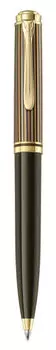 Ручка шариковая автомат Pelikan Souveraen K 800, черный, целлулоид, подарочная упаковка (PL813990)