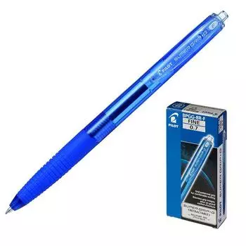 Ручка шариковая автомат Pilot BPGG-8R-F-L, синий, пластик, картонная коробка (735669)