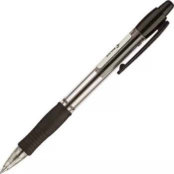 Ручка шариковая автомат Pilot BPGP-10R-F-B, черный, пластик (32032)