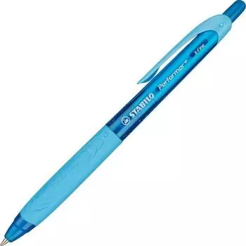 Ручка шариковая автомат Stabilo Performer, синий, пластик (328/3-41)
