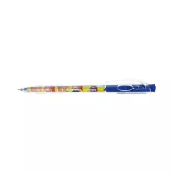 Ручка шариковая автомат Stabilo Tropicana, синий, пластик (338/41-f)