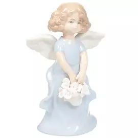 Фигурка декоративная Девочка с корзинкой, 14 см, Y6-2119 I.K
