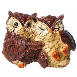 Фигурка декоративная Две совы, 5 см, Y4-3663