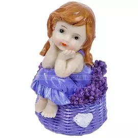 Фигурка декоративная Лавандовая девочка Y4-3676 I.K, 10 см