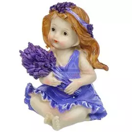 Фигурка декоративная Лавандовая девочка Y4-3677 I.K, 9 см
