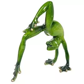 Фигурка декоративная Лягушонок гимнастика, 13 см, Y6-2640