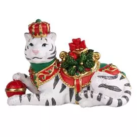 Фигурка декоративная полирезина, Тигр султан, 6х4х8.8 см, 87591