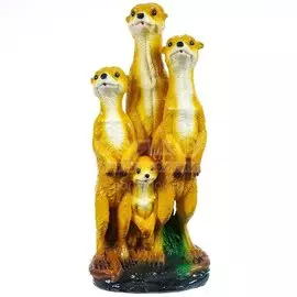 Фигурка садовая Семейка сурикатов, 35 см, гипс, Л60
