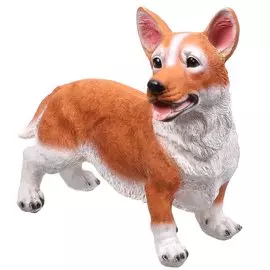 Фигурка садовая Собака Корги, 21х48х42 см, ФР-00000441