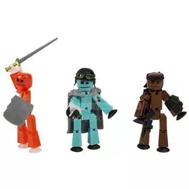 Фигурки Stikbot, Off the Grid Striker, 3 шт, TST614S