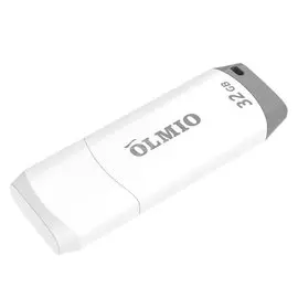 Флешка USB OLMIO U-181 042091, 32 ГБ, белая