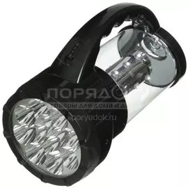 Фонарь ручной, встроенный аккумулятор, Облик, зарядка от сети 220 В, пластик, 6007