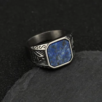 Серебряное кольцо S925, скандинавское ретро-кольцо викингов, модное, индивидуальное, властное, инкрустированное рунами натуральное циркониевое кольцо 7