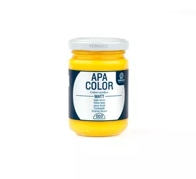 Акрил Ferrario "Apa Color" 150 мл Желтый темный