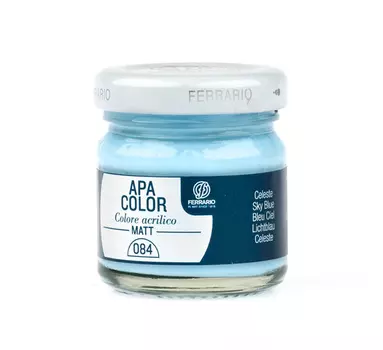 Акрил Ferrario "Apa Color" 40 мл Лазурный