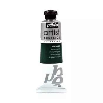 Акрил Pebeo "Artist" 37 мл Перманентный зеленый