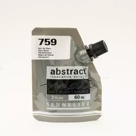 Акрил Sennelier "Abstract matt" 60 мл, марс черный