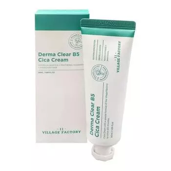 Увлажняющий крем питательный Derma clear b5 cica cream Village 11 Factory 50мл