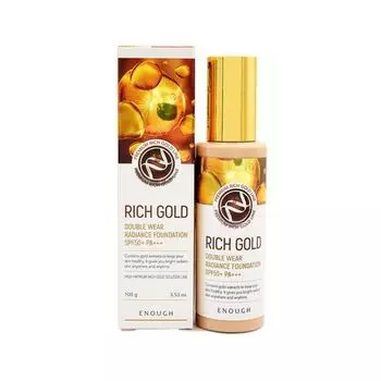 Тональный крем с частичками золота Rich Gold spf50+ pa+++ Тон 21 Enough 100г