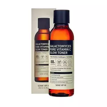 Тонер д/лица с галактомисисом и витамином С Galactomyces pure vitamin С glow toner Some By Mi 200мл