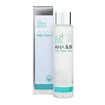 Тонер для лица Aha & bha daily clean toner MIZON 150мл