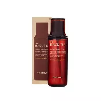 Тонер для лица антивозрастной с экстрактом английско The black tea london classic toner TONYMOLY 150мл