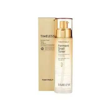Тонер для лица антивозрастной с муцином улитки Timeless ferment snail toner TONYMOLY 140мл