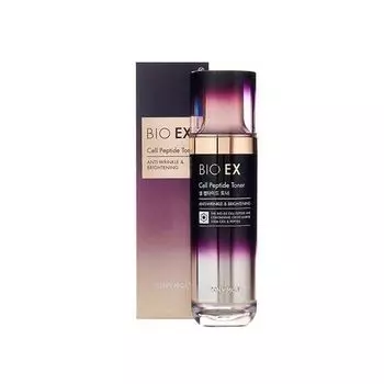 Тонер для лица антивозрастной с пептидами Bio ex cell peptide toner TONYMOLY 130мл