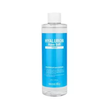 Тонер для лица с гиалуроновой кислотой Hyaluron aqua soft toner secret Key 500мл
