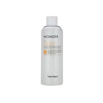 Тонер увлажняющий для лица с экстрактом риса Wonder rice smoothing toner TONYMOLY 500мл