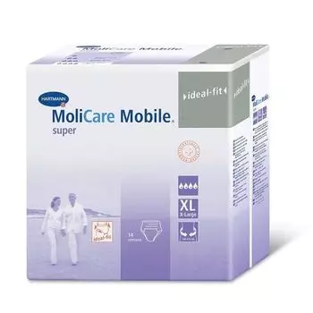 Трусы-подгузники д/взрослых Mobile Super MoliCare/Моликар р.XL 14шт