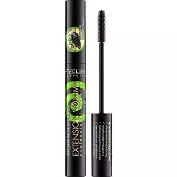 Тушь EVELINE Эвелин для ресниц экстрем.длина и изгиб Extension volume professional make-up 10мл